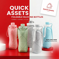 Foldable Silicone Bottles | Compact, Durable & Stylish Leak-Proof Water Bottle